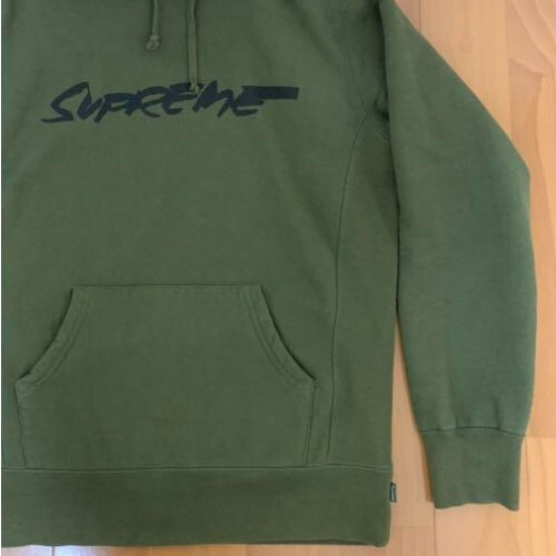 Supreme × FUTURA Logo Pullover Sweat Hoodie Olive / Size S Supreme × FUTURA Logo Pullover Sweat Hoodie Olive / Size S