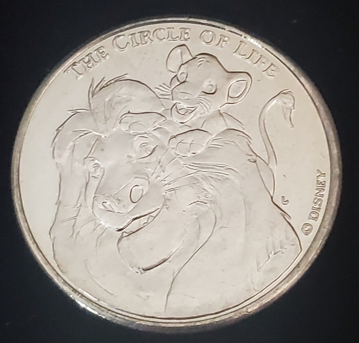 1994 DISNEY THE LION KING THE CIRCLE OF LIFE MUFASA AND SIMBA LIBERTY MINT  COIN | eBay