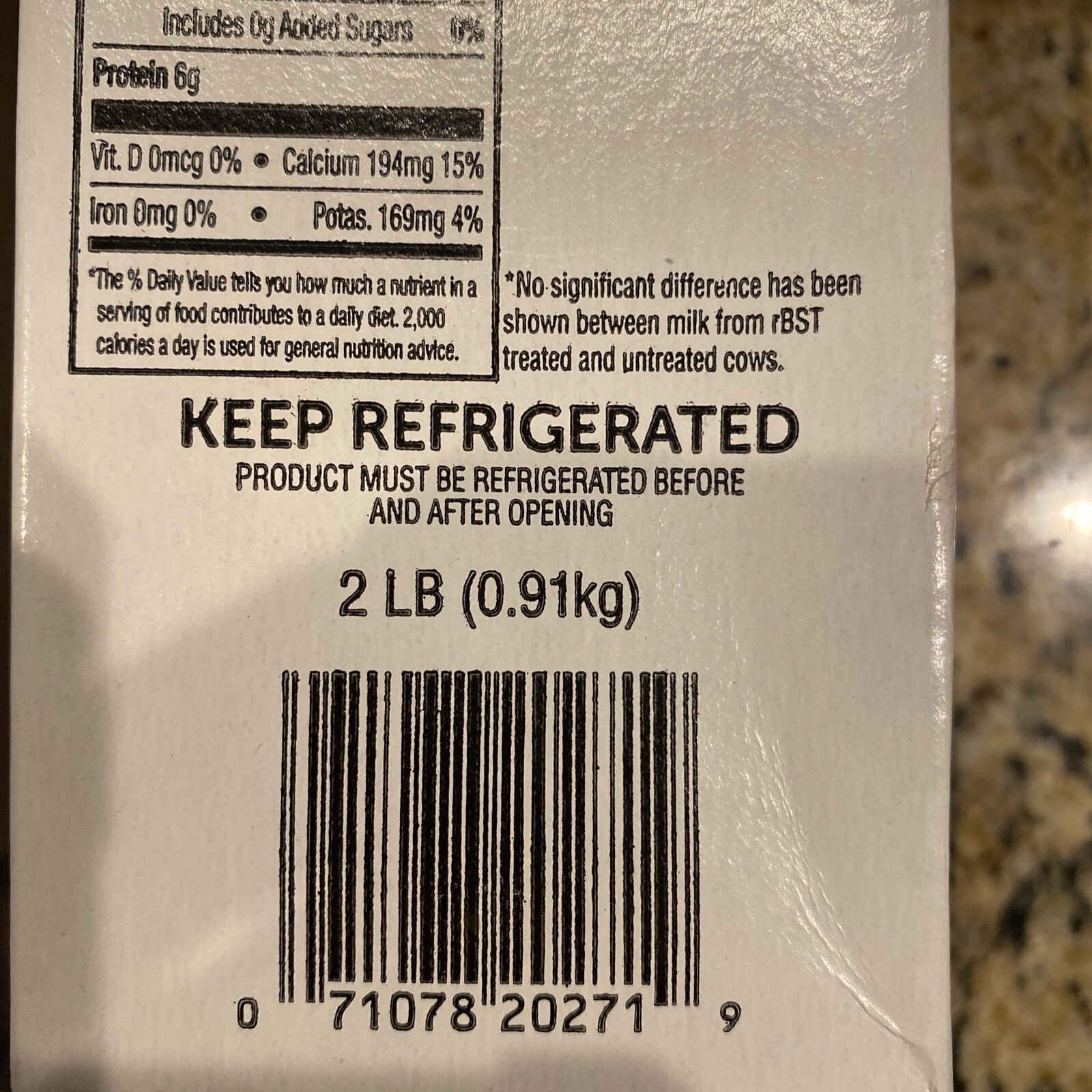 2 packs.4 lb.of Bongards Premium American Cheese Creameries