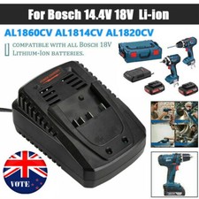 For Bosch 14.4V -18V Lithium Ion Battery Charger AL1820CV AL1860CV BAT607 BAT609