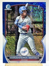 2023 Bowman Chrome Mairoshendrick Martinus 1st Blue Shimmer Refractor /150