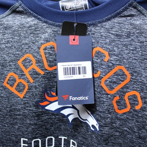 Women's Denver Broncos Football NFL Fanatics Short Sleeve Tee Grey/Navy Blue S - Bild 3 von 8