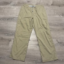 Vintage Y2K Nike Women's Windbreaker Track Pants Khaki Baggy XL