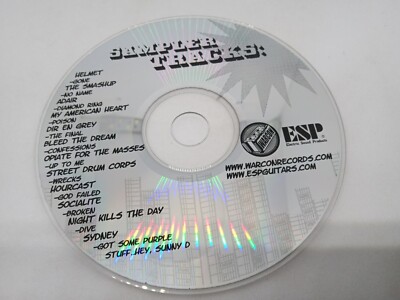 ウルフルズ special promotion sampler CD Warcon Records ESP CD Sampler Helmet Adair Bleed The Dream