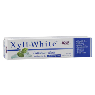 Now Foods, XyliWhite Platinum Mint, Zahnpasta, 6.4 oz - Blitzversand