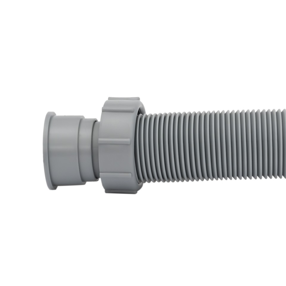 Bathroom Kitchen Flexible Tube Pipe Sink Basin Water 11/2 PTrap Drain