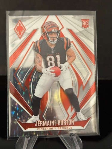 2024 Phoenix International- Jermaine Burton Rookie RC - Silver Stars #/180!