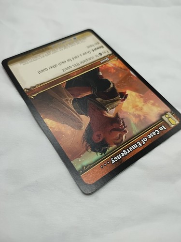 In Case Of Emergency Wow TCG Fires Of Outland Rare 236/246 - Picture 5 of 9