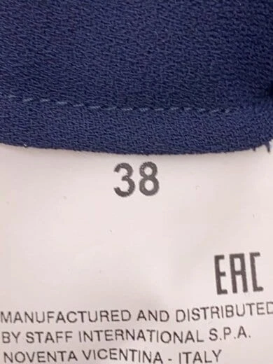 Maison Margiela Abito a maniche corte Taglia 38 Poliestere Navy S31CT0858 S44268