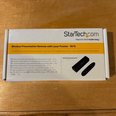 StarTech Wireless Presentation Remote with Laser Pointer - 90 ft. (27 m) *