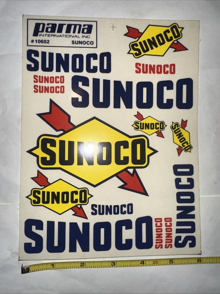 Parma 10652 Sunoco Decal Stickers RC Car New Vintage | eBay