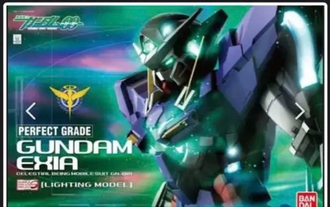 Gundam Exia Lighting Mode Model Kit Bandai Hobby PG 1/60 GN-001 figure Japan