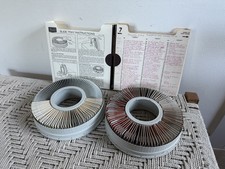 Vintage 1970s Sears Easi-Load Carousel Slide Trays 100 for Projector w/ Slides
