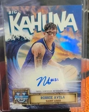 Robbie Avila 2024 Bowman Chrome U Big Kahuna Auto Case Hit