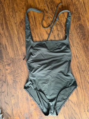 Eres Green One Piece Bathing Suit Women s