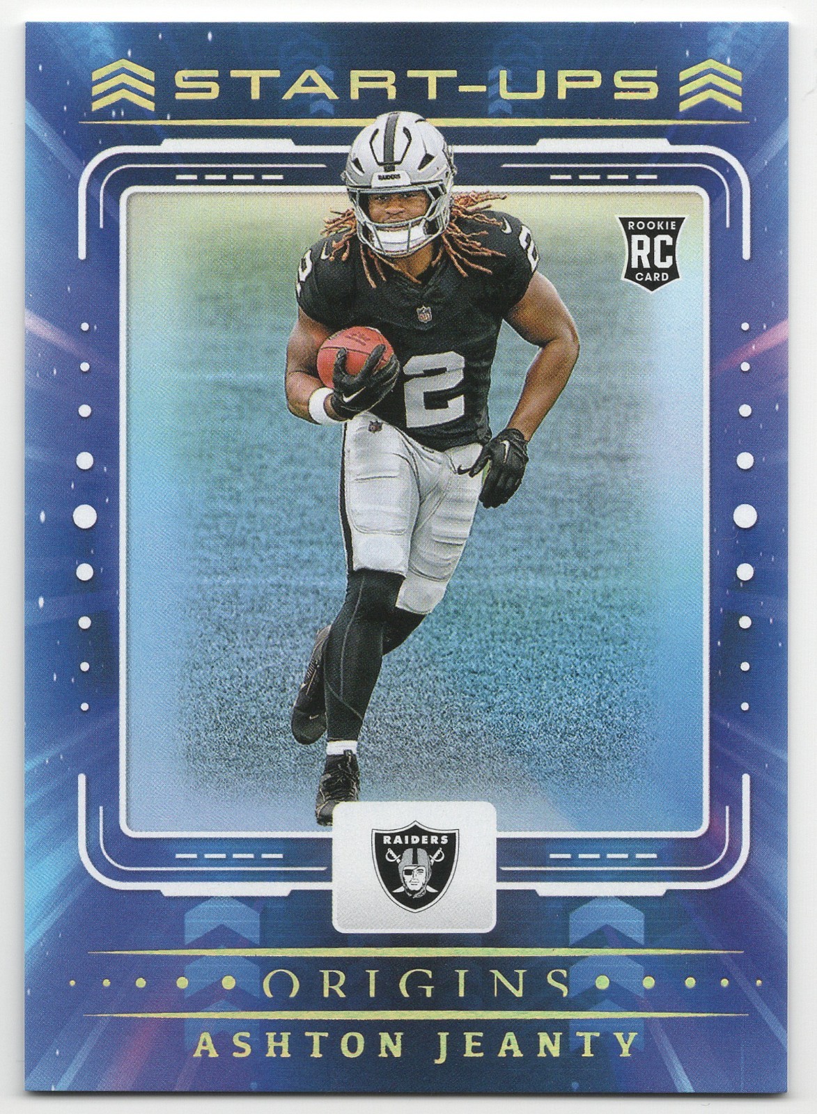 2025 Panini Origins - Ashton Jeanty Start-Ups #1 Rookie (RC) Las Vegas Raiders