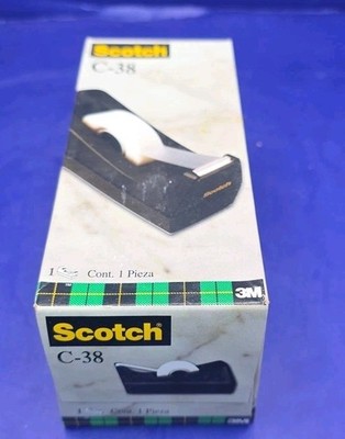 Scotch C38-BK Desk Tape Dispenser - Black