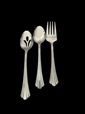 International Symmetry-Freemont 3 pc Serving Utensils Stainless Flatware