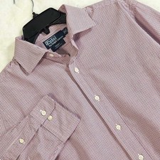 Vintage Ralph Lauren Regent Dress Shirt Mens Size 16-32/33 Classic Fit