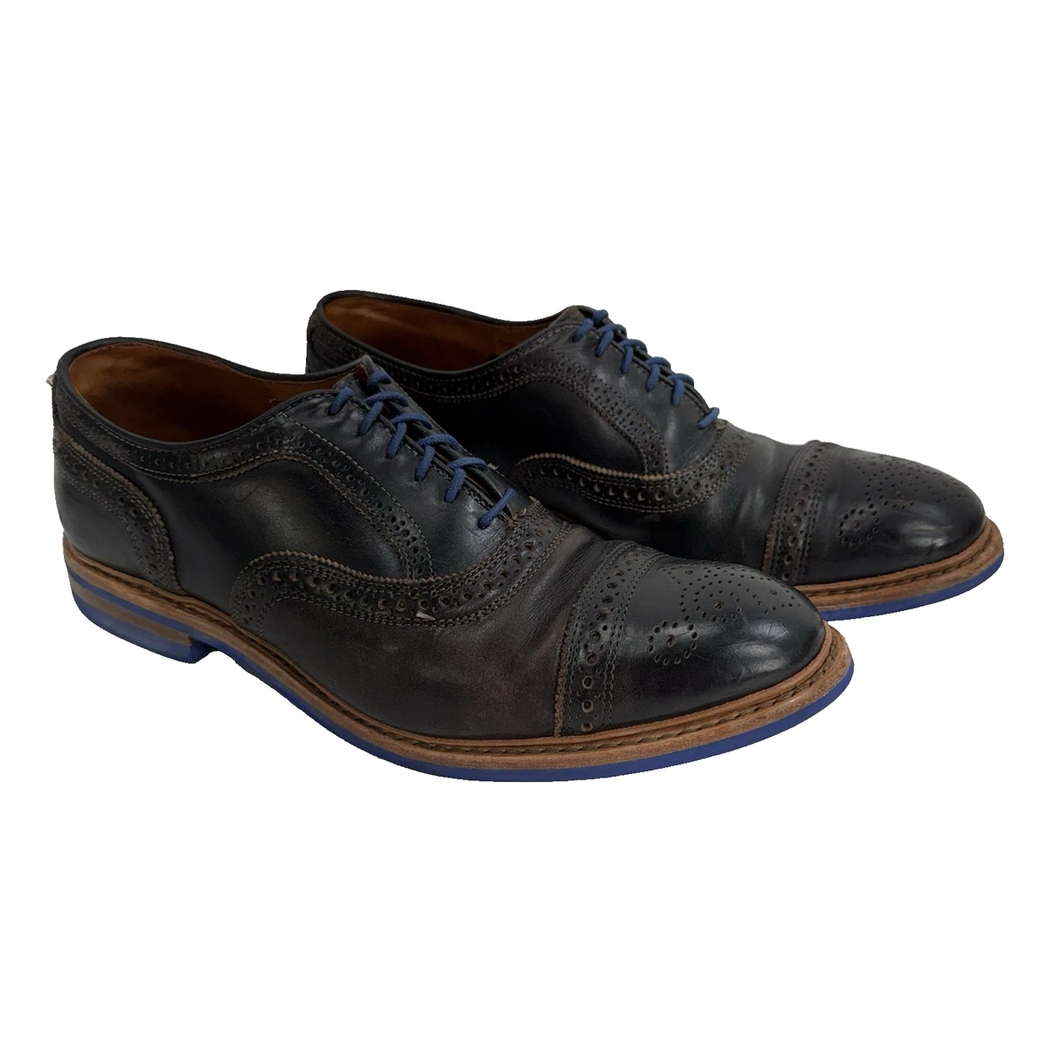 Allen Edmonds Blue Dress Shoes for Men with Upper Leather for sale