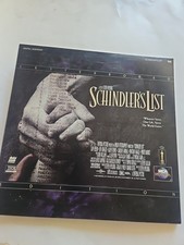 Schindlers List Laserdisc Letterbox Edition LD Liam Neeson Spielberg VG RY1