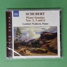 SCHUBERT Piano Sonatas Nos 2, 3, 6 CD Compact Disc SEALED Naxos 8 557639