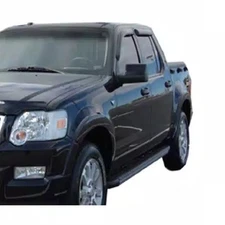 AVS Ventvisor Front & Rear Smoke Window Deflectors for 07-10 Explorer Sport Trac