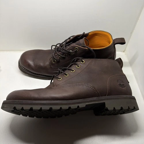 Timberland Mens  Ankle Boot Chukka US 10.5  Brown Leather