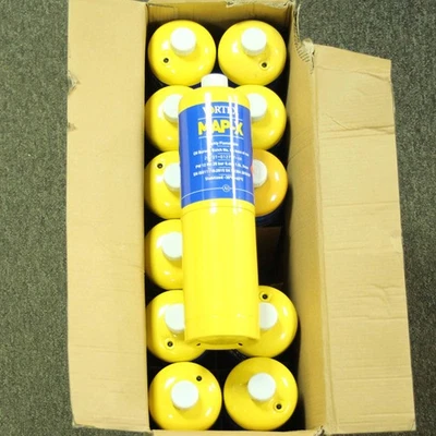 ARCTIC HAYES COLLECTION ONLY 12 x Vortex Mapp Map X Gas Cylinder 400g Blow Torch - 12 PACK