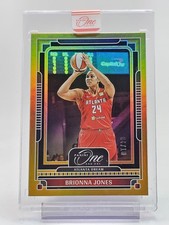 BRIONNA JONES 2025-26 ONE AND ONE HOLO GOLD #80 /10 ATLANTA DREAM Q5908
