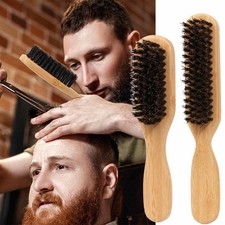 1 Hair Brush for Men,Wild Boar Bristle Hair Brush Straightens Promotes Hair S/L
