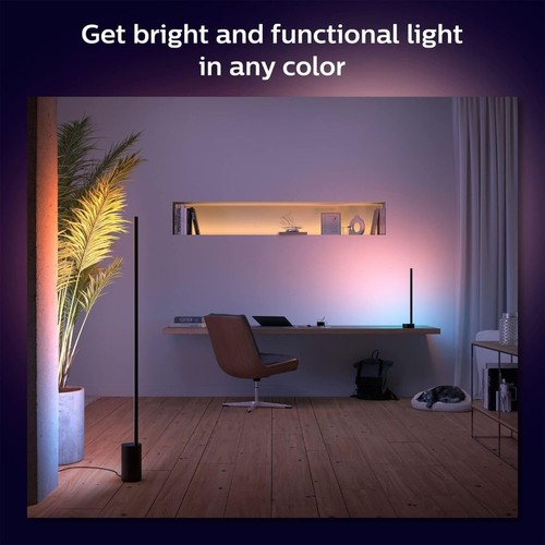 Philips Hue Signe Smart Table Lamp, Black - White and Color Ambiance LED Colo... - Picture 5 of 11