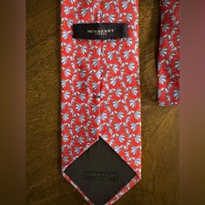Burberry silk tie featuring umbrellas