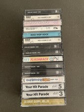 15-Cassette lot Compilation Tapes 45s/50s/60s
