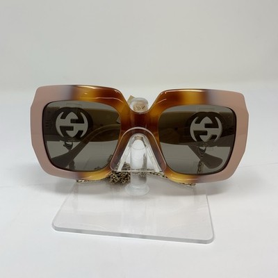 NEW GUCCI SUNGLASSES GG 1022S 003 HAVANA IVORY/BROWN 54MM | eBay display picture 1