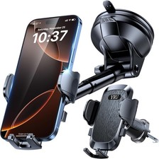 True Military Grade Car Phone Holder Upgraded Strongest Rotatable Suction Cup