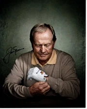 JACK NICKLAUS Signed Autographed 8x10 PGA GOLF Photo