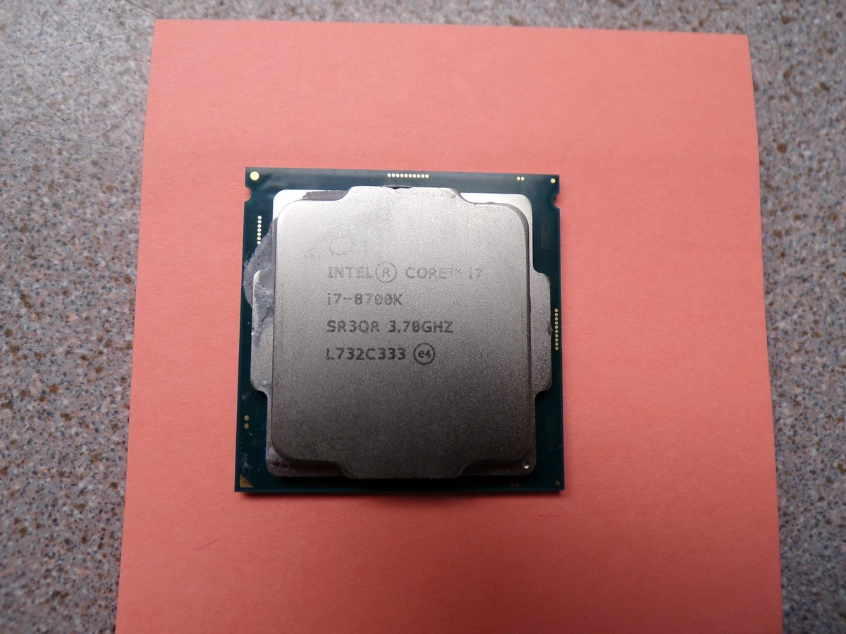 Intel Core i7-8700K Processor Model LGA 1151/H4 Socket Type 6 Core
