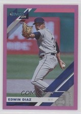 2019 Panini Donruss Holo Pink Edwin Diaz #85 00ah