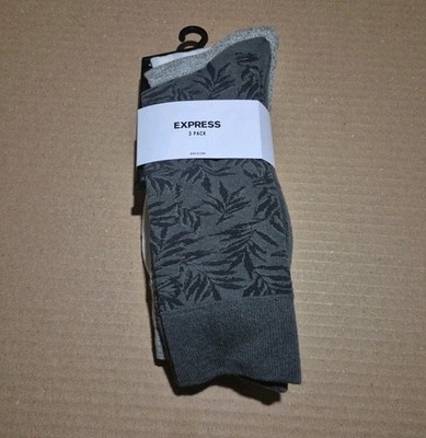 Express 3 Pack Men's Dress Socks, Size 8-13