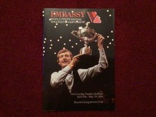 1984 Embassy World Snooker Championship Programme - Great condition