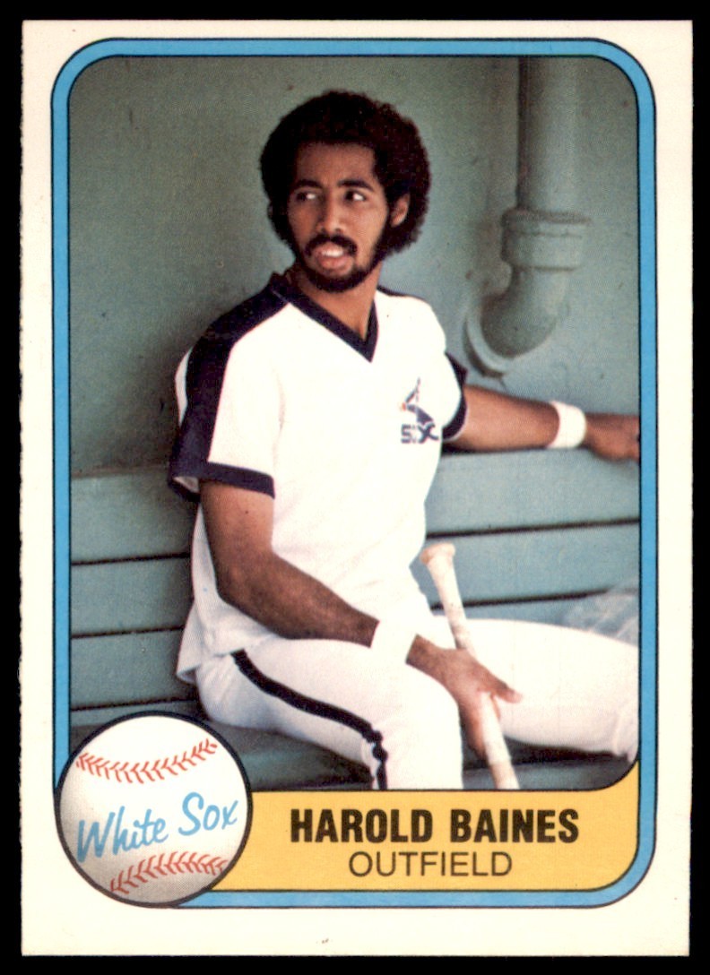 1981 Fleer #346 Harold Baines RC White Sox