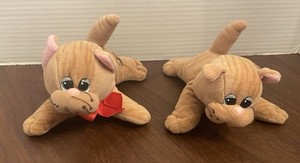 Vintage 1980s Pound Purries Kitten Kitty Tonka Plush Cats Lot Stuffy Puppies