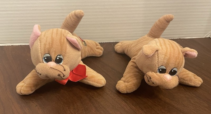Vintage 1980s Pound Purries Kitten Kitty Tonka Plush Cats Lot Stuffy Puppies