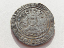 A720 - Edward III Silver Hammered Groat. 1354-55 Class E, Cross 2 Mintmark