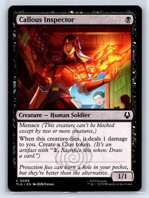 Callous Inspector C Avatar: The Last Airbender 89 LP