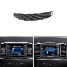 Carbon Fiber Navigation Above Panel Cover Trim For Mitsubishi Lancer Evo 2008-15 Carbon Fiber Navigation Above Panel Cover Trim For Mitsubishi Lancer Evo 2008-15