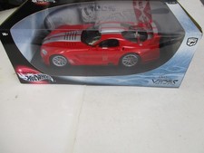 Hot Wheels Dodge Viper Gts R Red Silver 118 Diecastnew In Box Hot Wheels Dodge Viper Gts R Red Silver 118 Diecastnew In Box