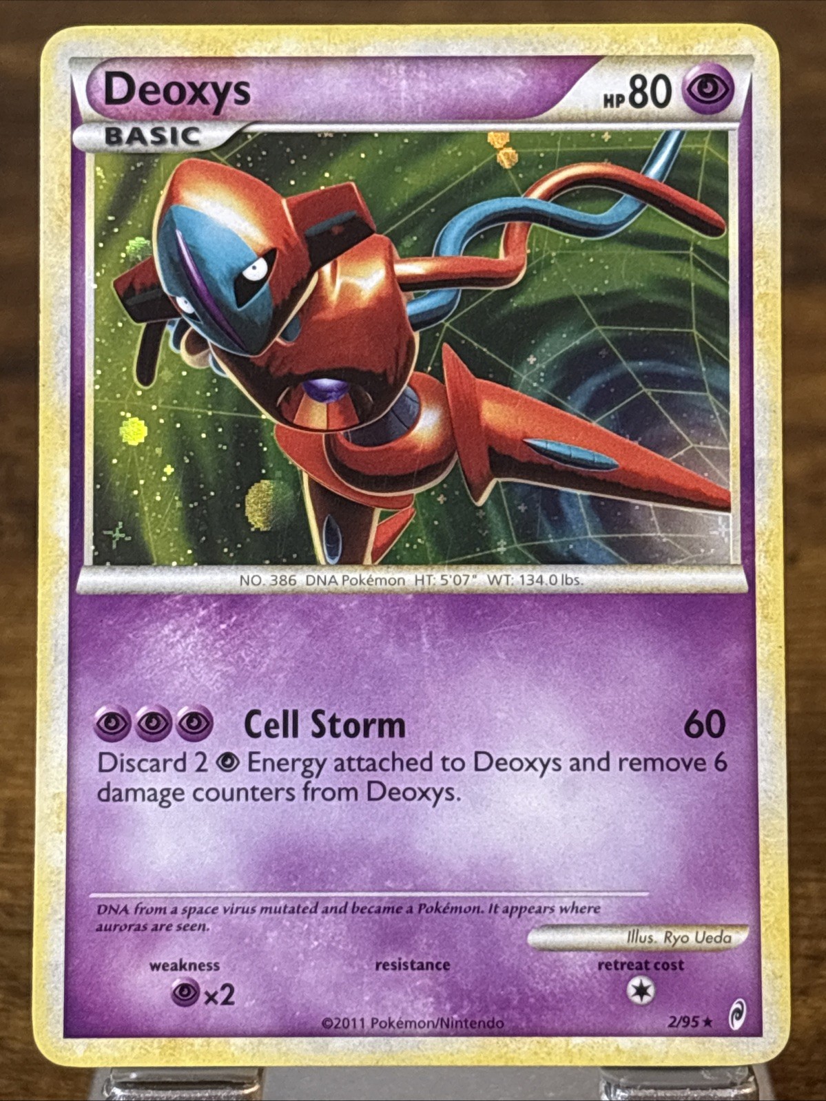 Pokemon Card - Deoxys Call of Legends 2/95 Holo Rare