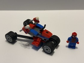 LEGO Marvel Spider-Man (76014) Spider-Trike Released 2014 Missing Electros Head